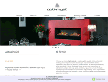 Tablet Screenshot of opti-myst.pl